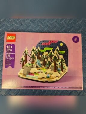 LEGO Winter Forest Diorama Mini Build - Green and Tan